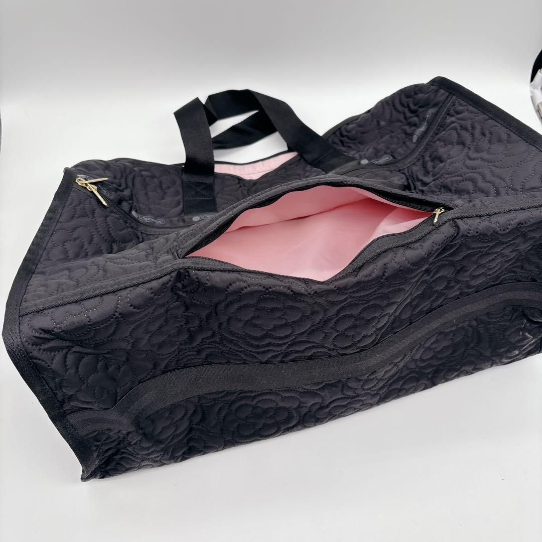 新品♡レスポートサック　パフィーブロッサムズ　ブラック　ポーチ付き 2way