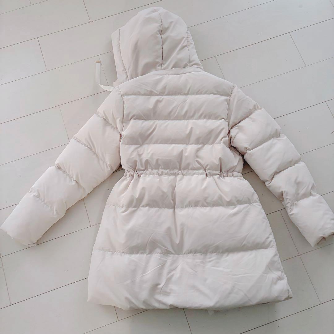 index インデックス　KAWADAダウンドロストミドルコートL アイボリー