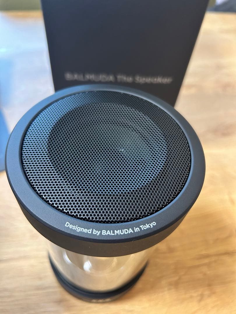 【新品未使用】バルミューダ BALMUDA The Speaker BLACK