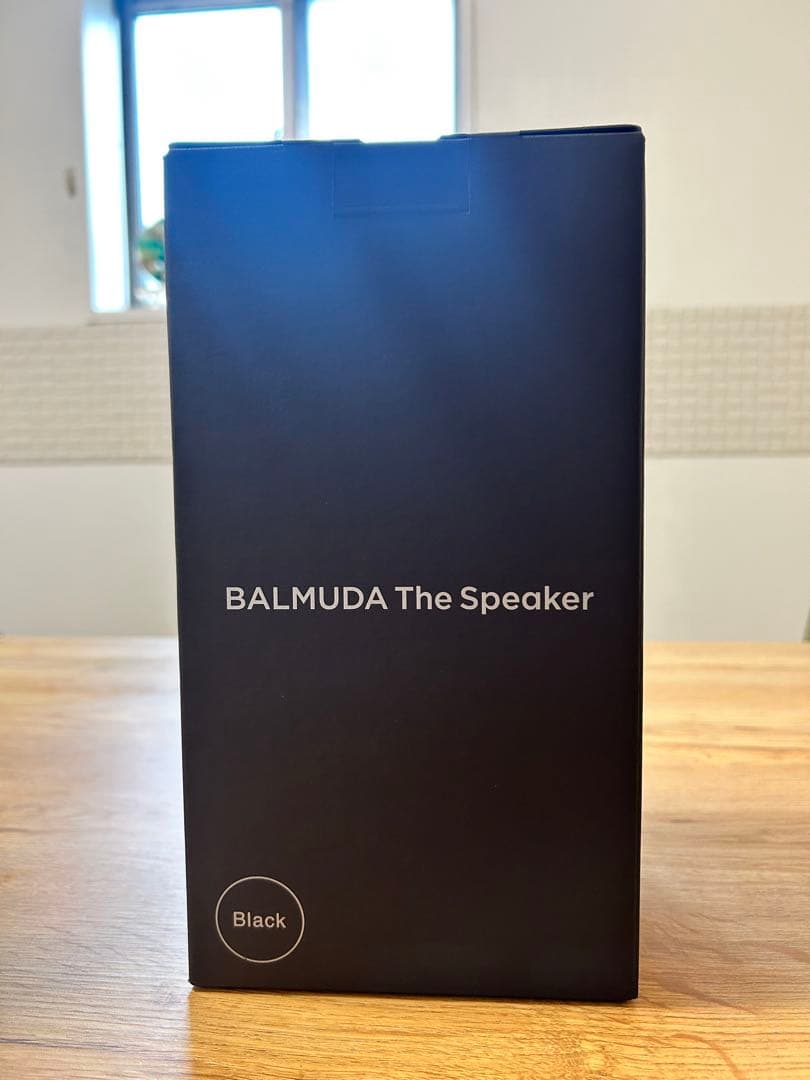 【新品未使用】バルミューダ BALMUDA The Speaker BLACK