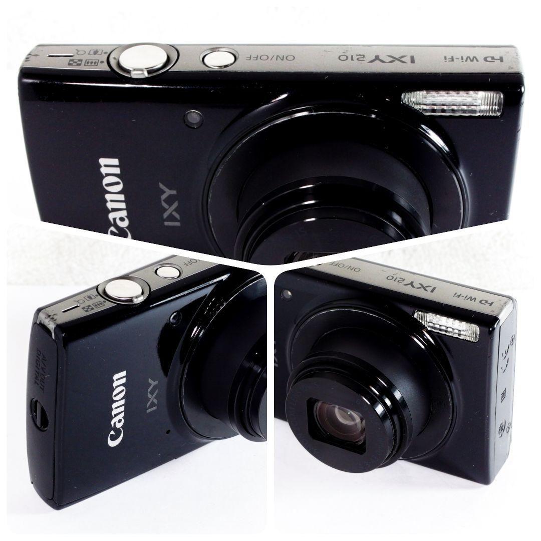 完動良品 キヤノン Canon IXY 210 ブラック 純正充電器バッテリー付