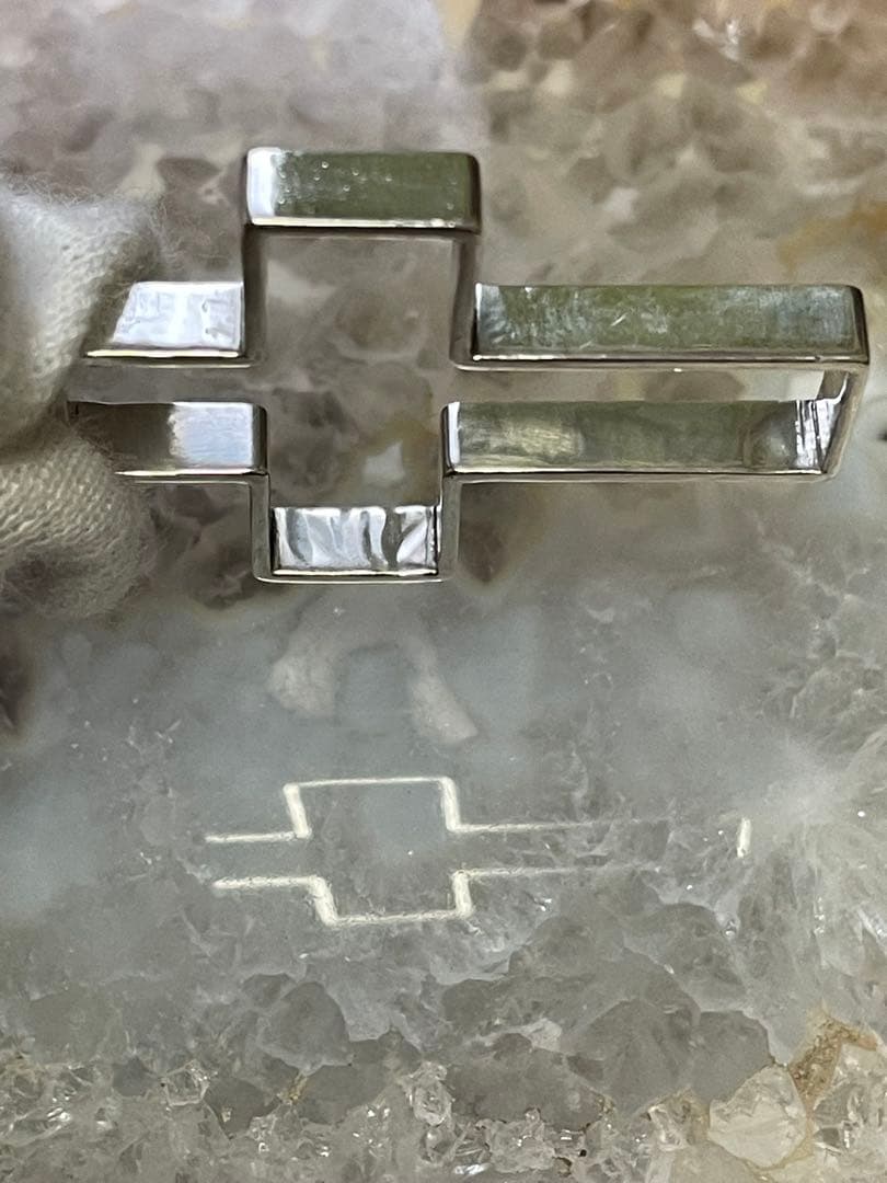 GUCCI グッチ　オープンクロス　ネックレス　ビンテージ　希少　十字架　レア