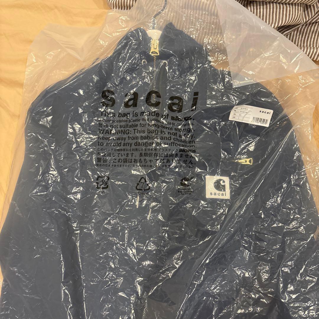 sacai Carhartt Cotton Jersey Hoodie サイズ2