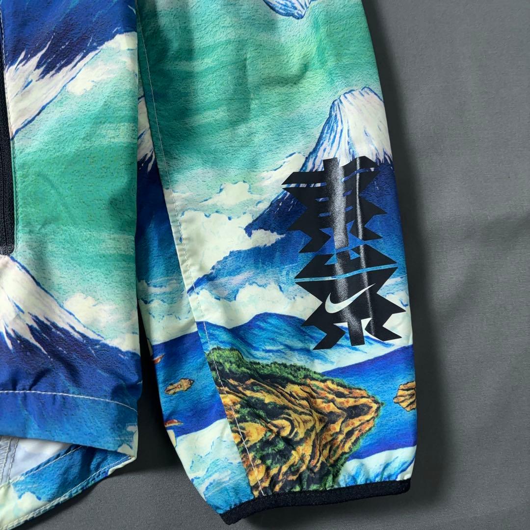 NIKE 東京マラソン 限定 ナイロンジャケット 富士山 総柄 和柄 ランニング