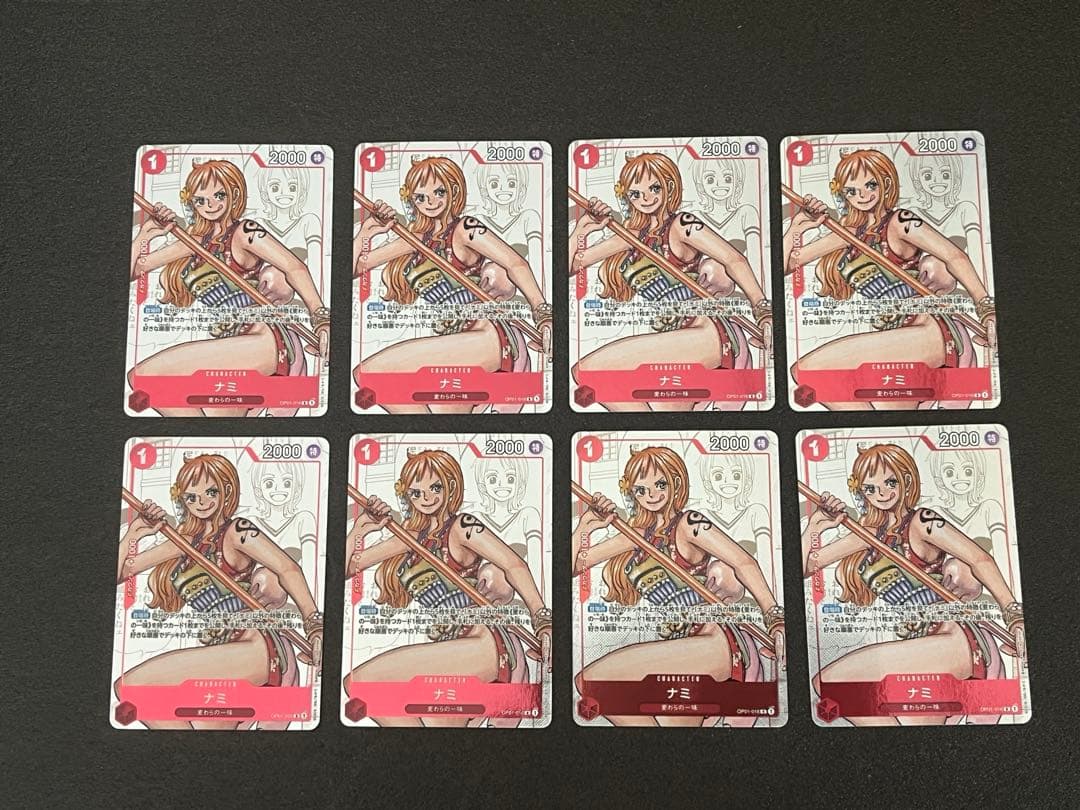ナミ：プレミアムカードコレクション 25周年エディション R パラレル 6枚