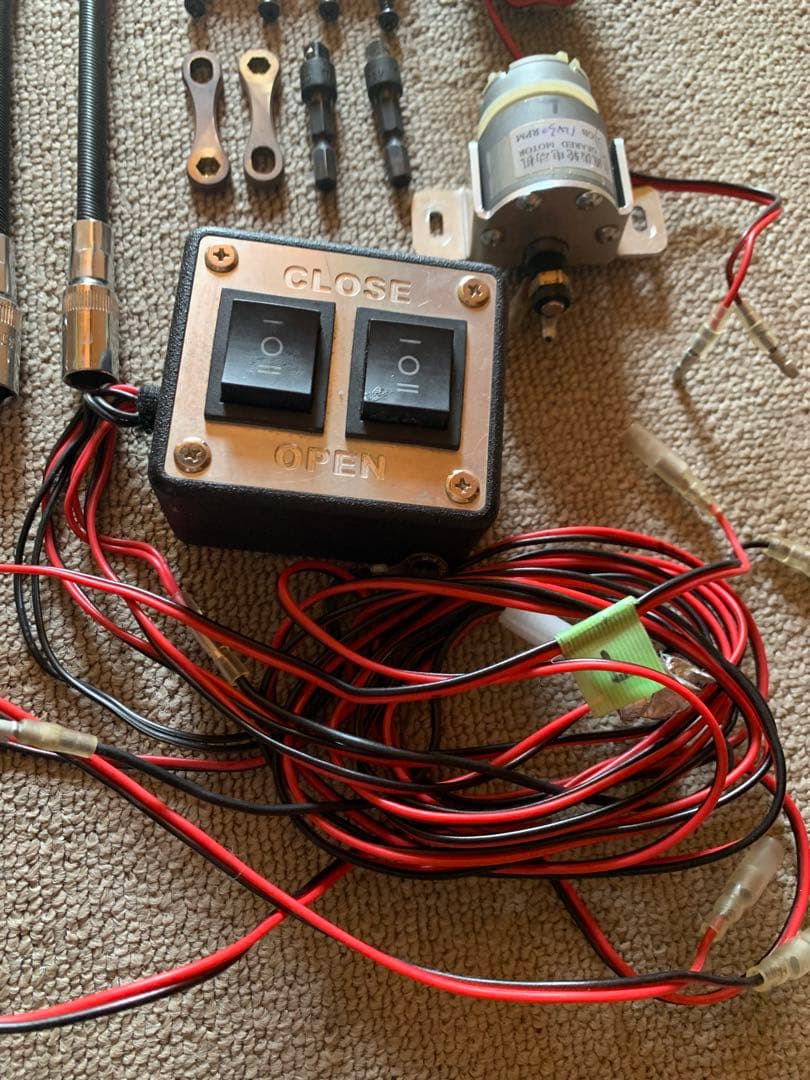 ローバーミニ クォーターウインドゥ電動開閉キット