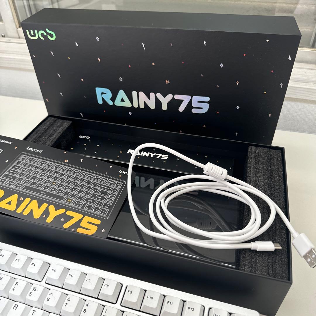 WOBKEY Rainy 75キーボード【Proモデル/シルバー】ほぼ新品同様