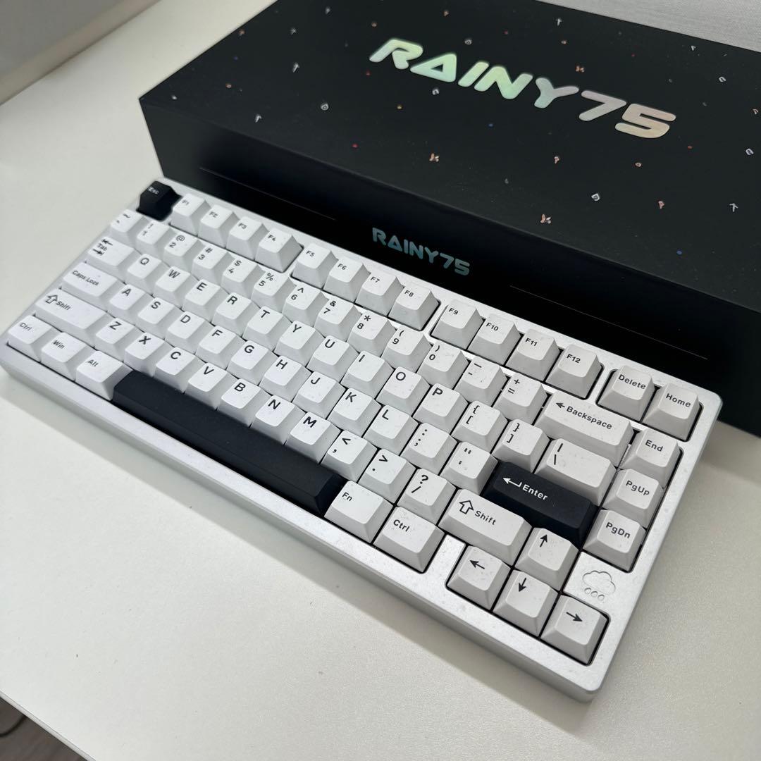 WOBKEY Rainy 75キーボード【Proモデル/シルバー】ほぼ新品同様