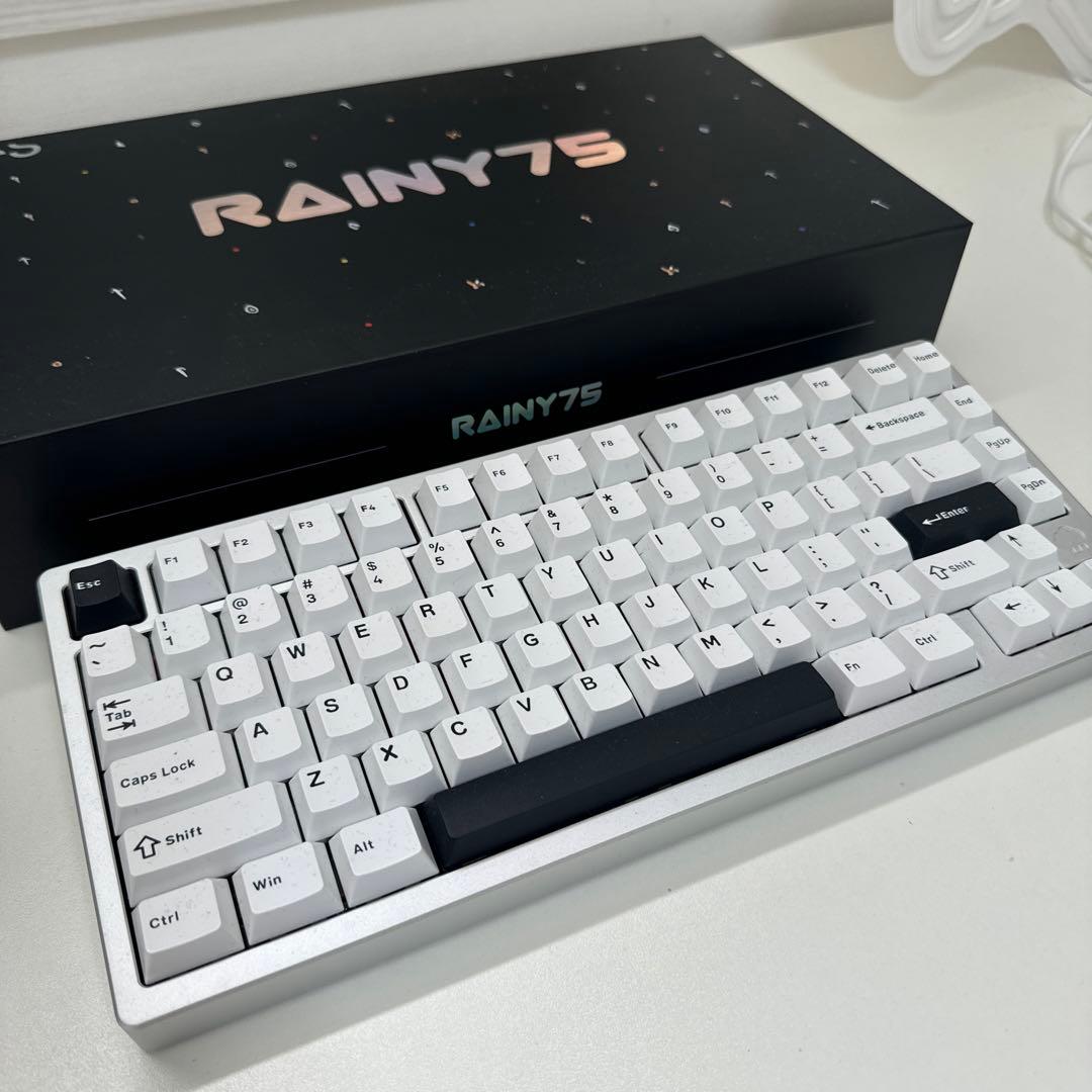 WOBKEY Rainy 75キーボード【Proモデル/シルバー】ほぼ新品同様