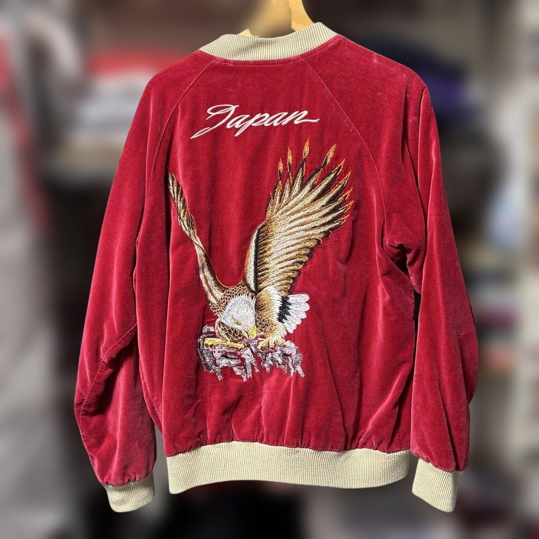 DENIME ドゥニーム 別珍 × キルティングサテン スカジャン