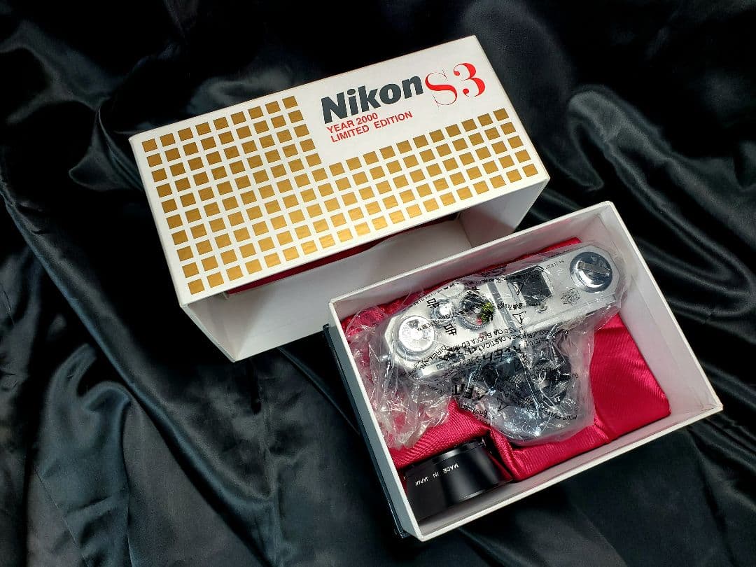 NikonS3未使用2000年モデル 50mm f/1.4、皮ケース他有