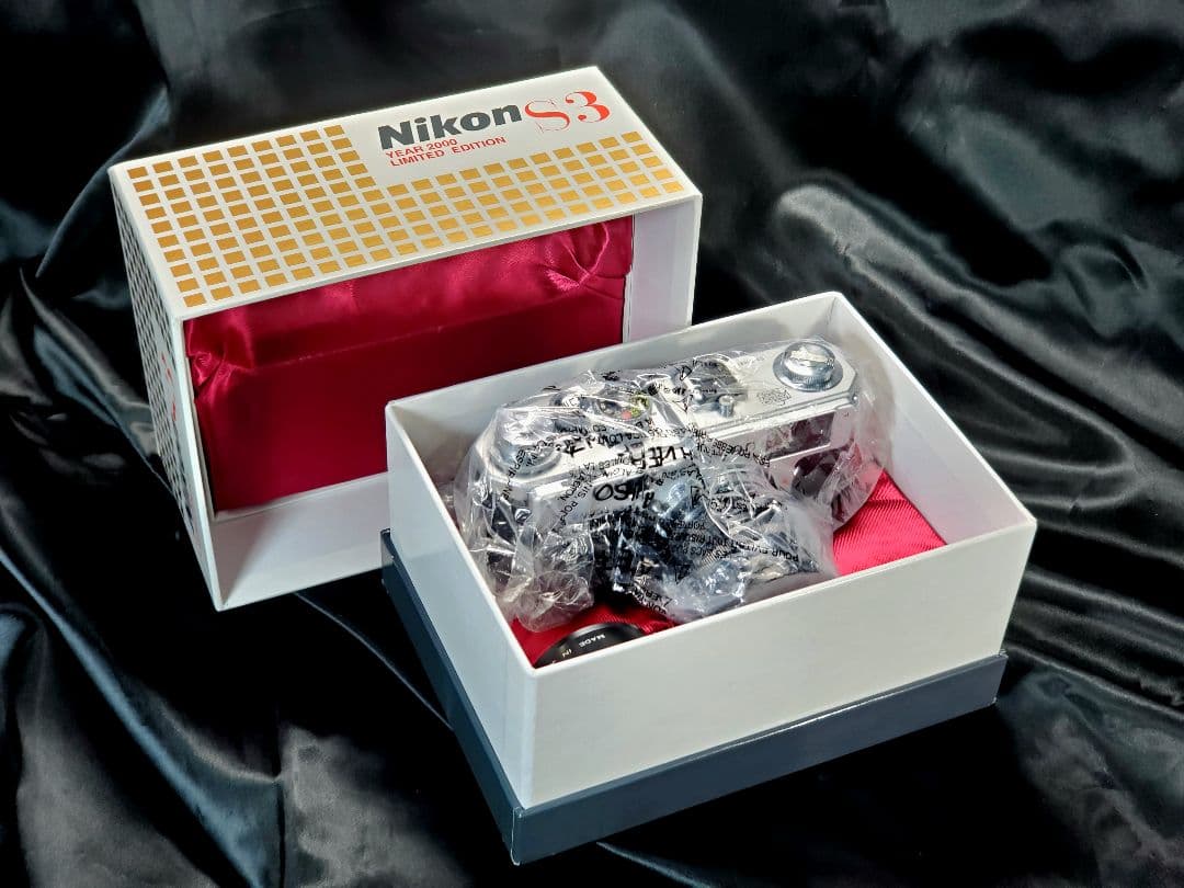 NikonS3未使用2000年モデル 50mm f/1.4、皮ケース他有