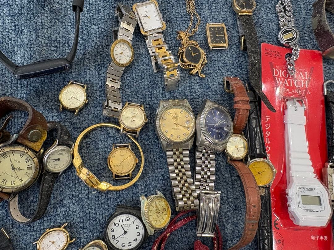 時計セット アナログ・デジタルジャンク品山