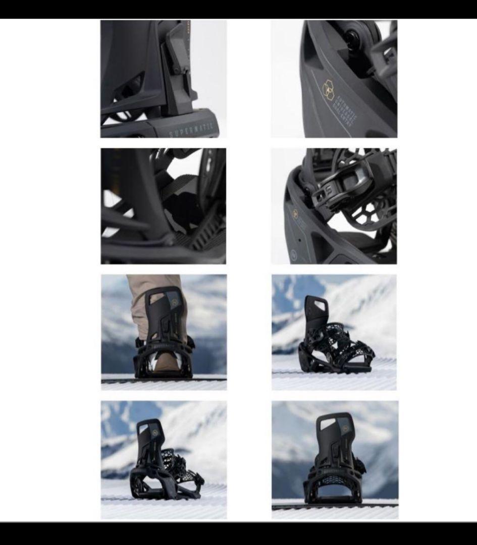 Nidecker Supermatic ビンディング S ブラック 24-25