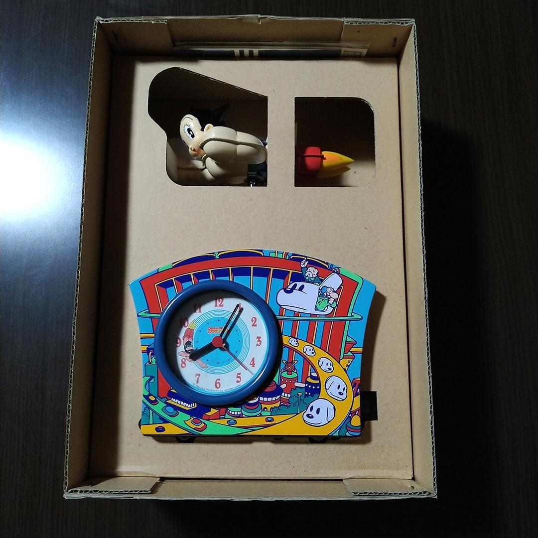 リズム時計工業 アトム R754 オルゴール目覚まし時計 未使用