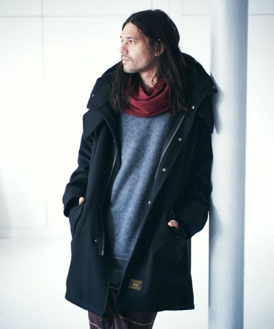 glamb グラム Melton mods coat/メルトンモッズコート