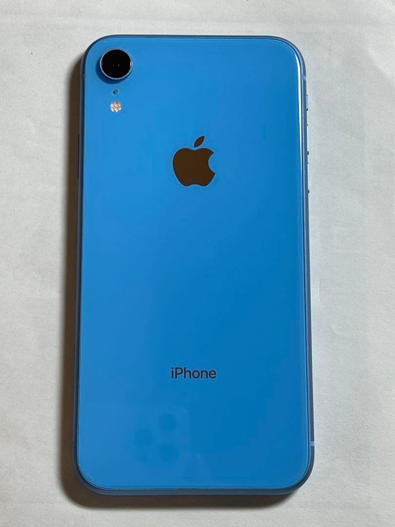 iPhone XR 128GB 充電最大75パーセントSIMフリー　匿名発送