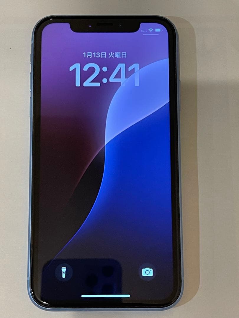 iPhone XR 128GB 充電最大75パーセントSIMフリー　匿名発送