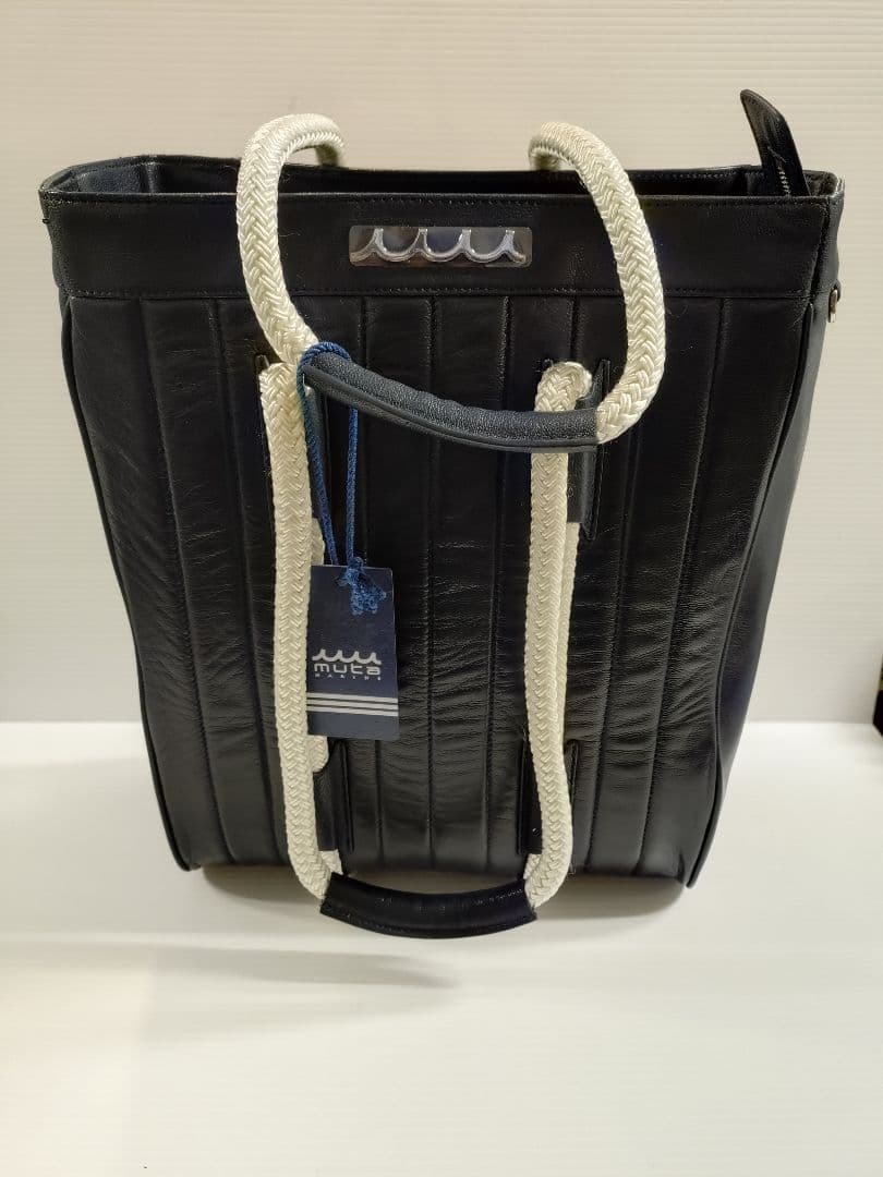 mutaマリン クリートショルダー ボックストートバッグ
