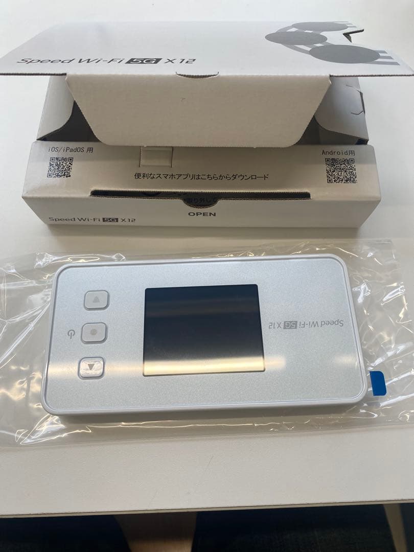 【未使用】Speed Wi-Fi 5G X12 本体と取扱説明書