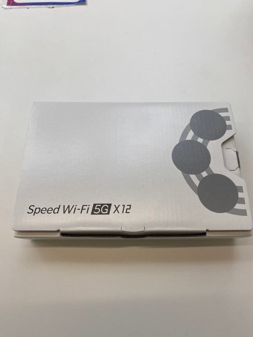【未使用】Speed Wi-Fi 5G X12 本体と取扱説明書