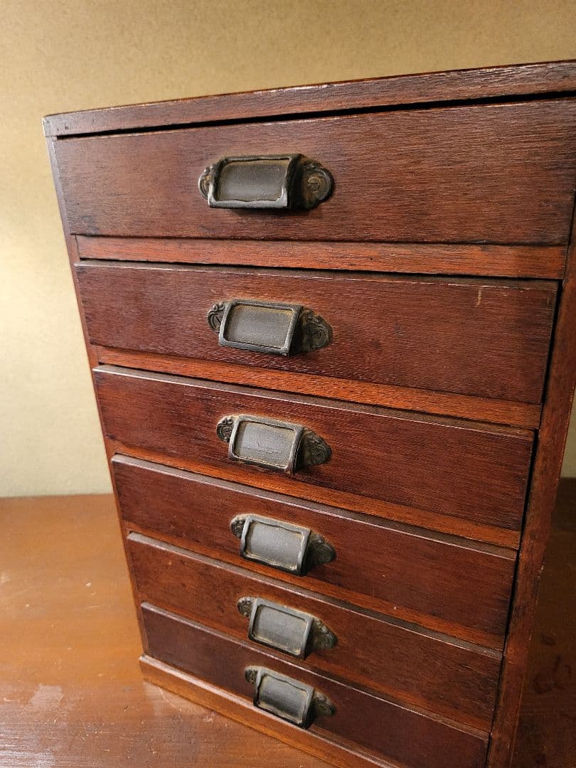 小引き出し　引き出し　6杯　ヴィンテージ　アンティーク