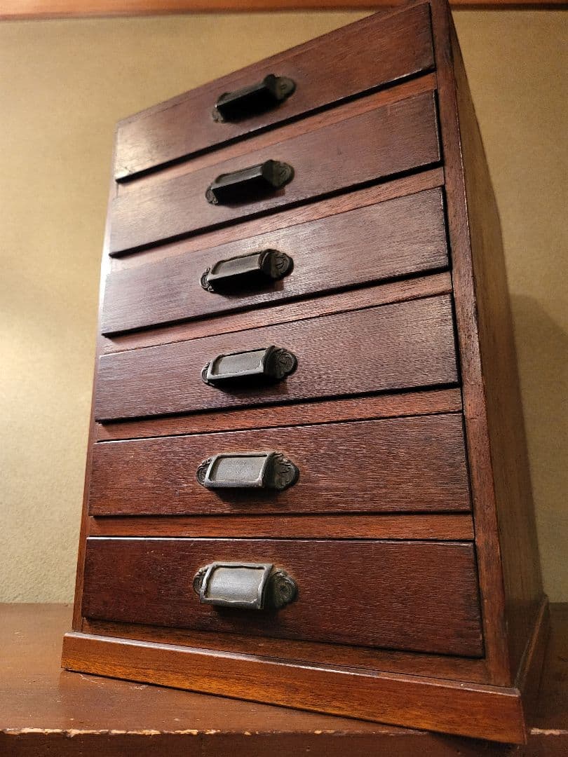 小引き出し　引き出し　6杯　ヴィンテージ　アンティーク
