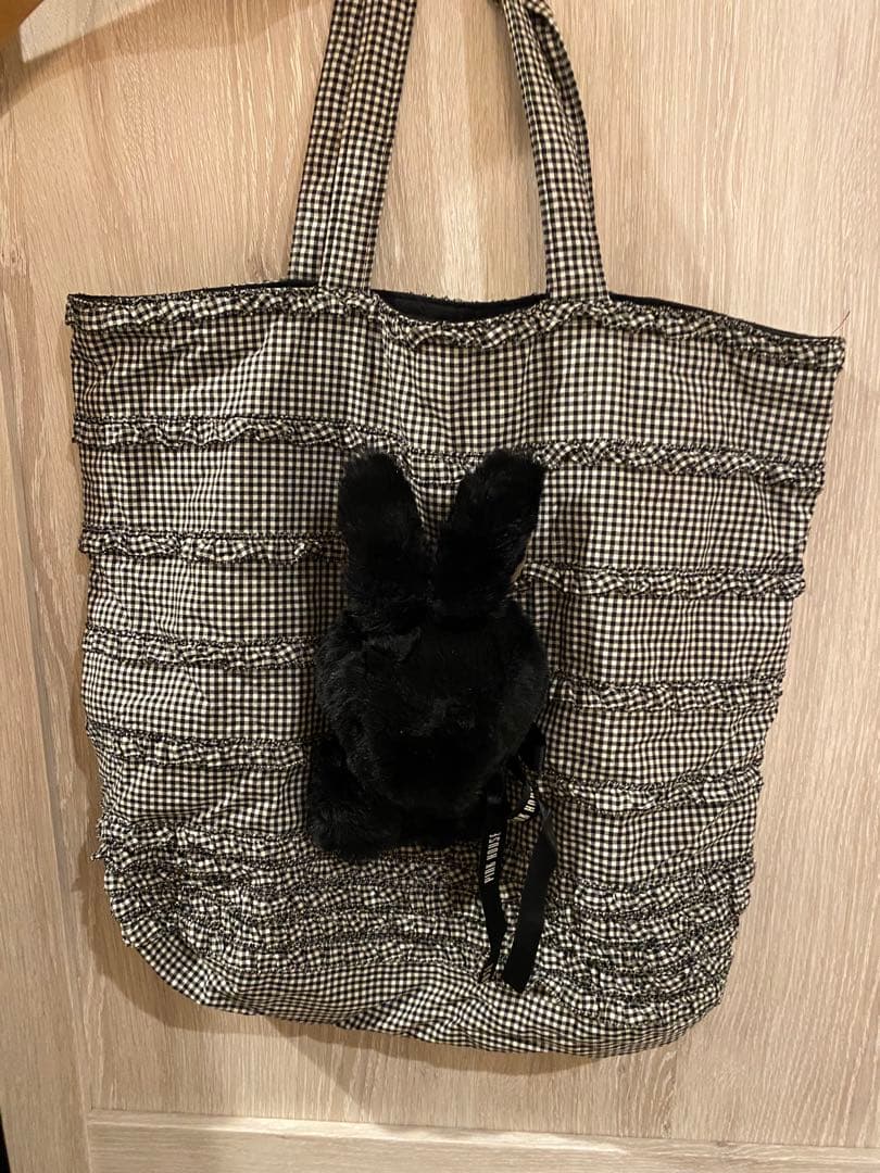 ピンクハウス☆ギンガムチェック ウサギ付き