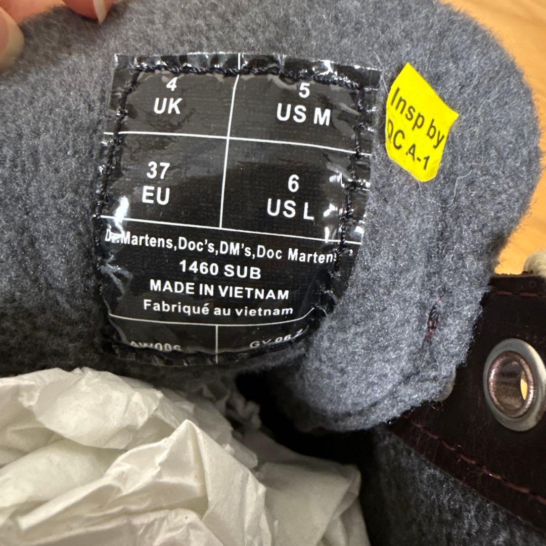 新品！ドクターマーチン　1460 SUB OXBLOOD 8ホールブーツ　UK4