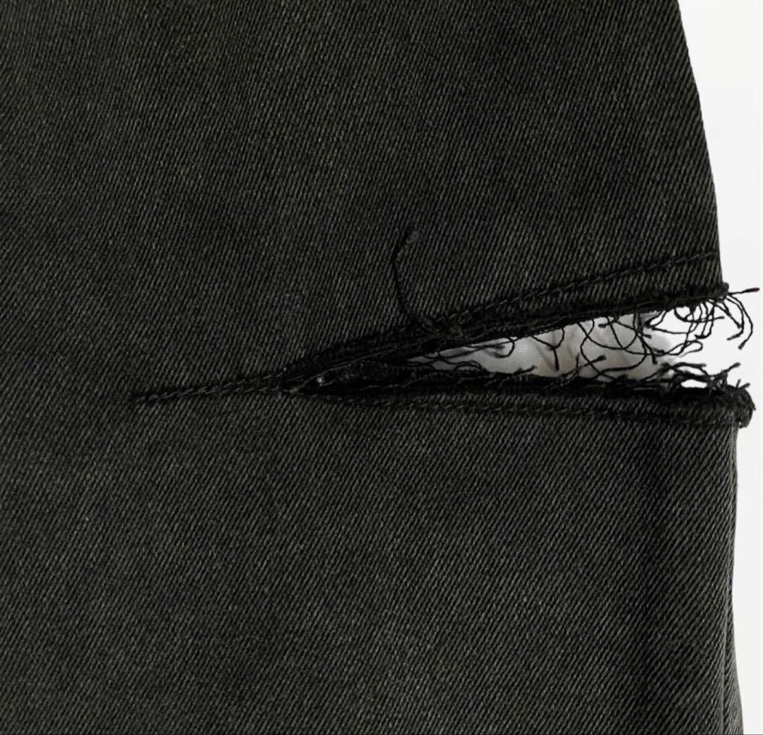 美品MAISONMARGIELAメゾンマルジェラ カットアウト デニムパンツ44