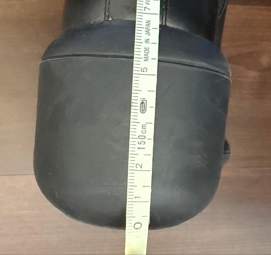 JIL SANDER ブラック サイドゴアブーツ37