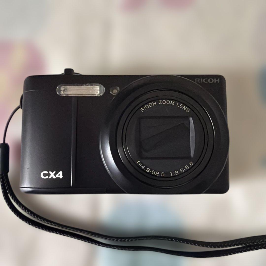 RICOH リコー CX4 コンパクトデジタルカメラ デジカメ ブラック 動作品