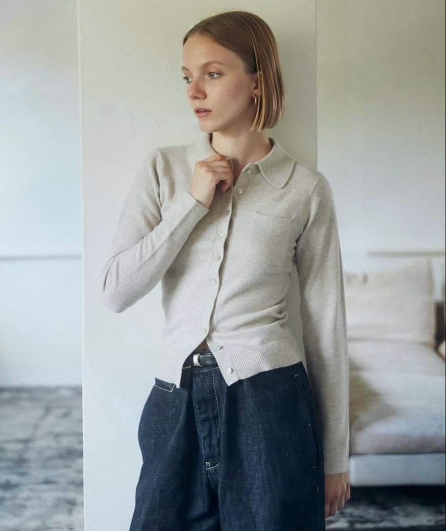 moose's グリッターラクーンニット