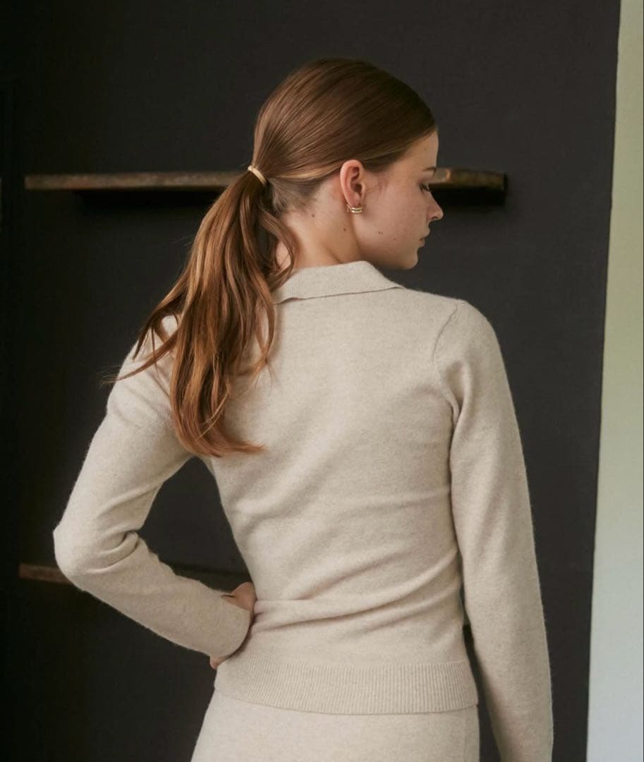 moose's グリッターラクーンニット