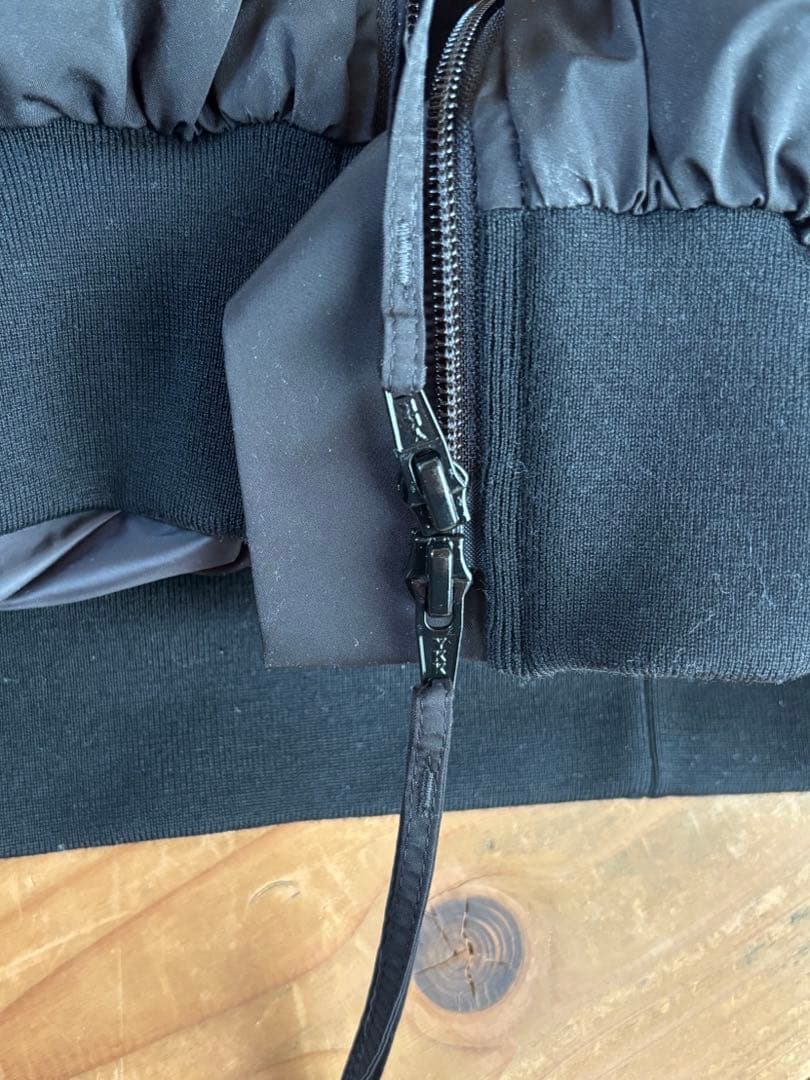 【48】ENFÖLD ダウンジャケット　ブラック　36 リボンダウンジャケット