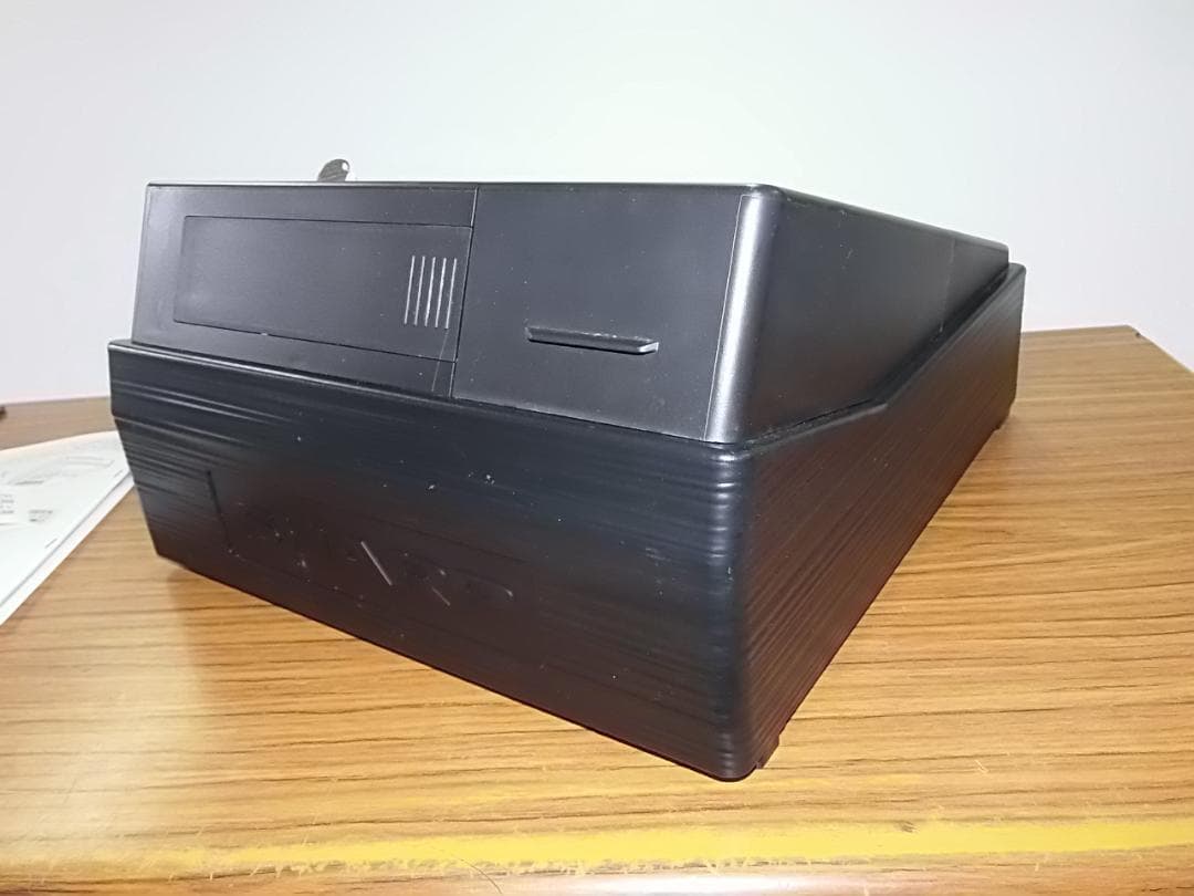 人気の黒226設定無料横型領収証シャープ　インボイスレジスターXE-A147