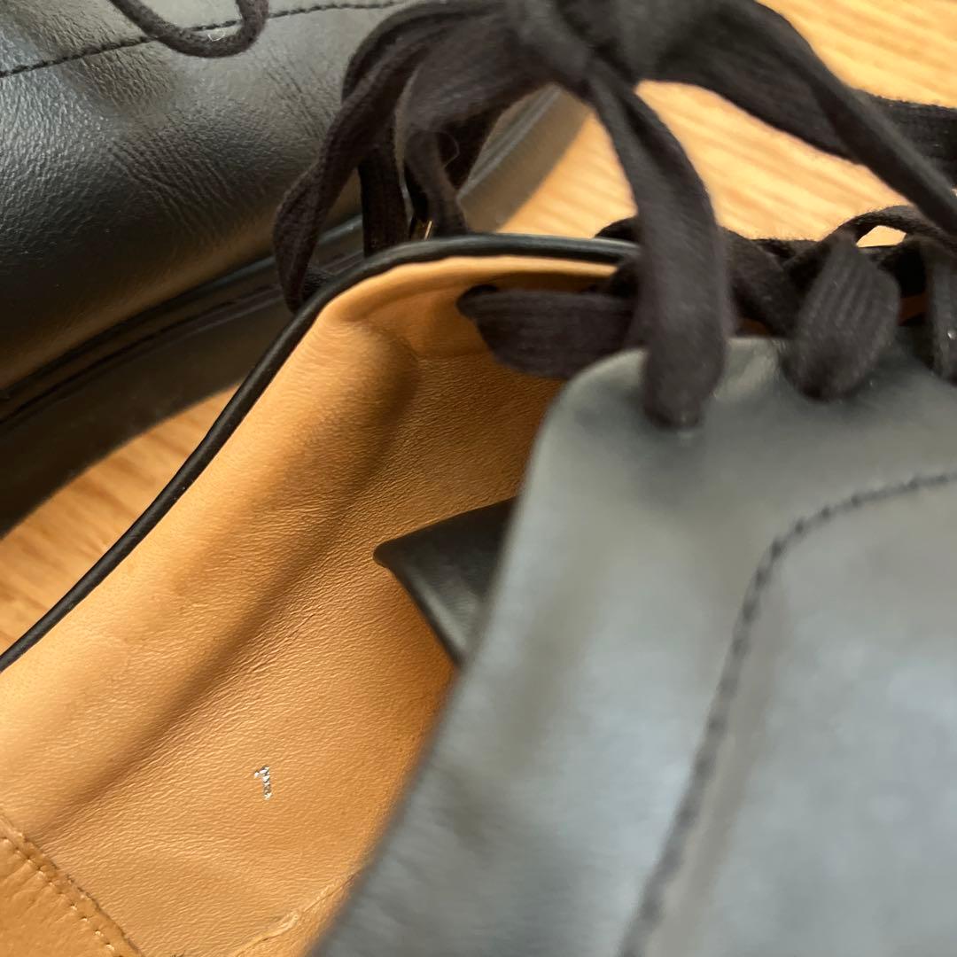 極美品　TOSS トス　チェスター スニーカー　ブラック ビジネス 通勤　通学