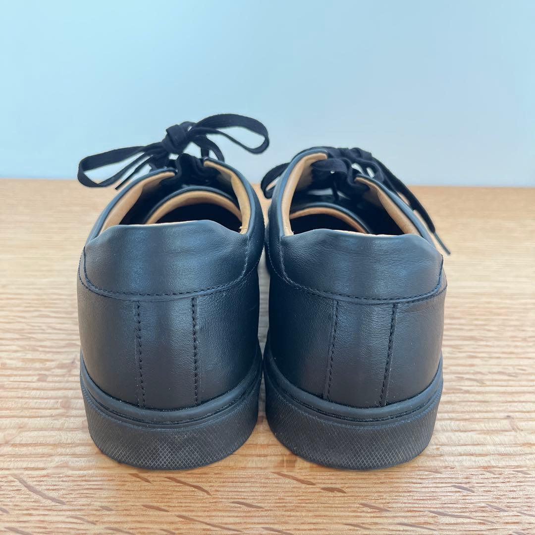 極美品　TOSS トス　チェスター スニーカー　ブラック ビジネス 通勤　通学
