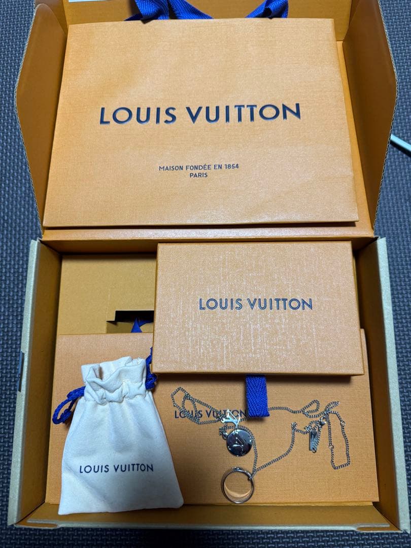 【断捨離】LOUIS VUITTON リングネックレス モノグラム M62485
