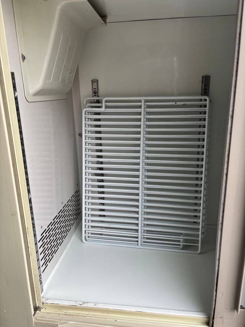 冷蔵ショーケース 202L フクシマ TRU-40RE-SG ガラス割れあり