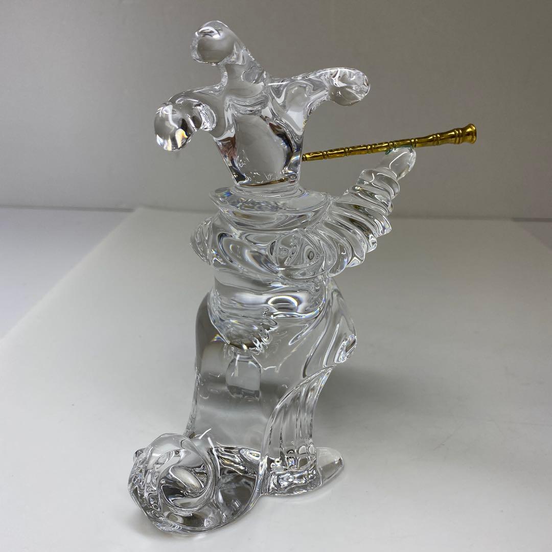 バカラ　ピエロフィギュリン　高さ約15.5㎝　東Y7-0204④タルサ