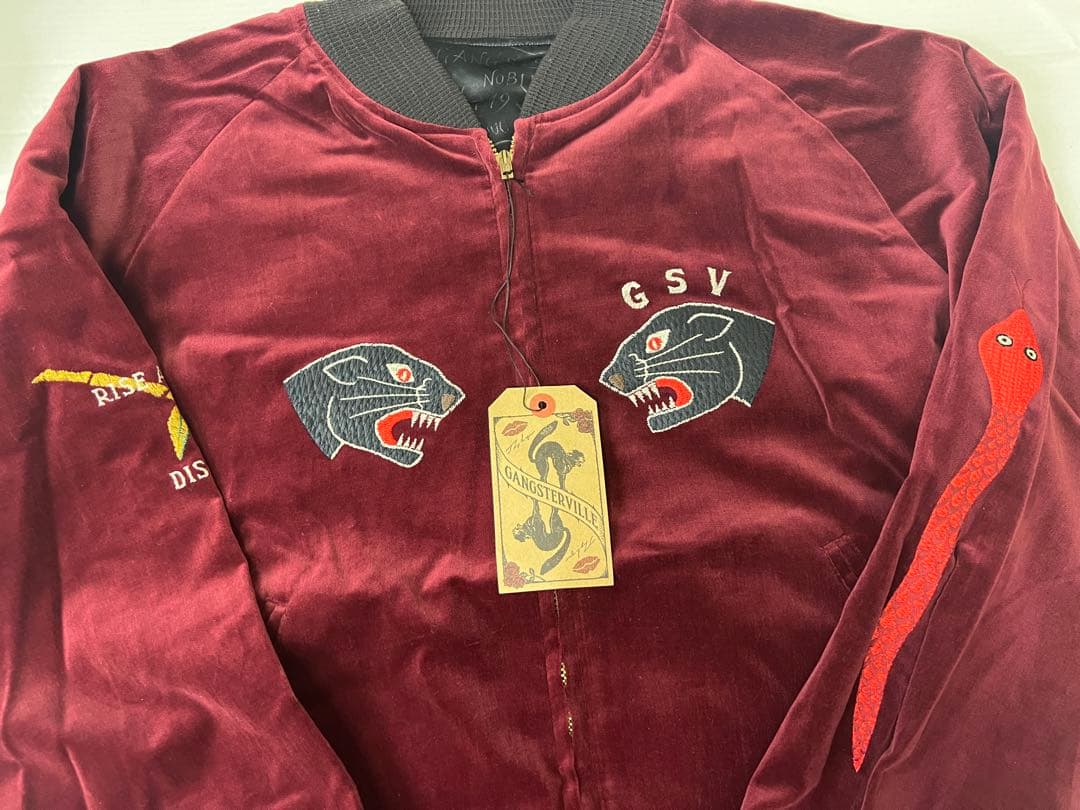 GANGSTERVILLE ギャングスタービル リバーシブルスカジャン Mサイズ