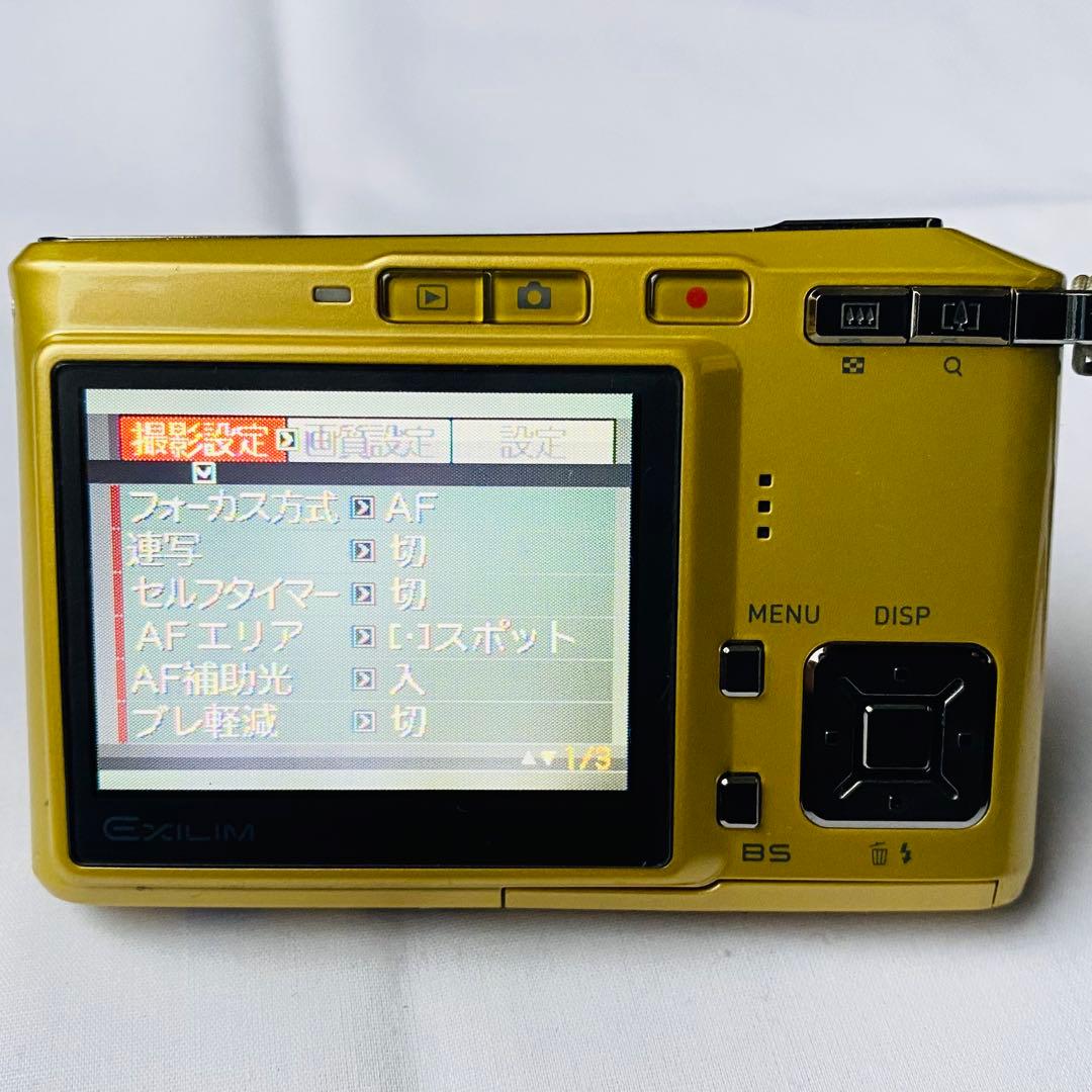 【美品】CASIO EXILIM EX-S600 ゴールド デジカメ コンデジ