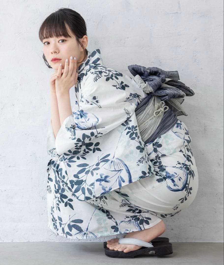 夏を彩る季節レディース浴衣2点セット