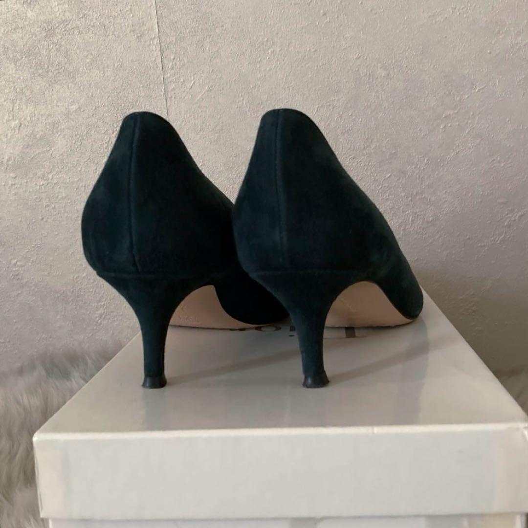 ジャンヴィトロッシ＊9万＊上質スウェード ポインテッドトゥパンプス＊36