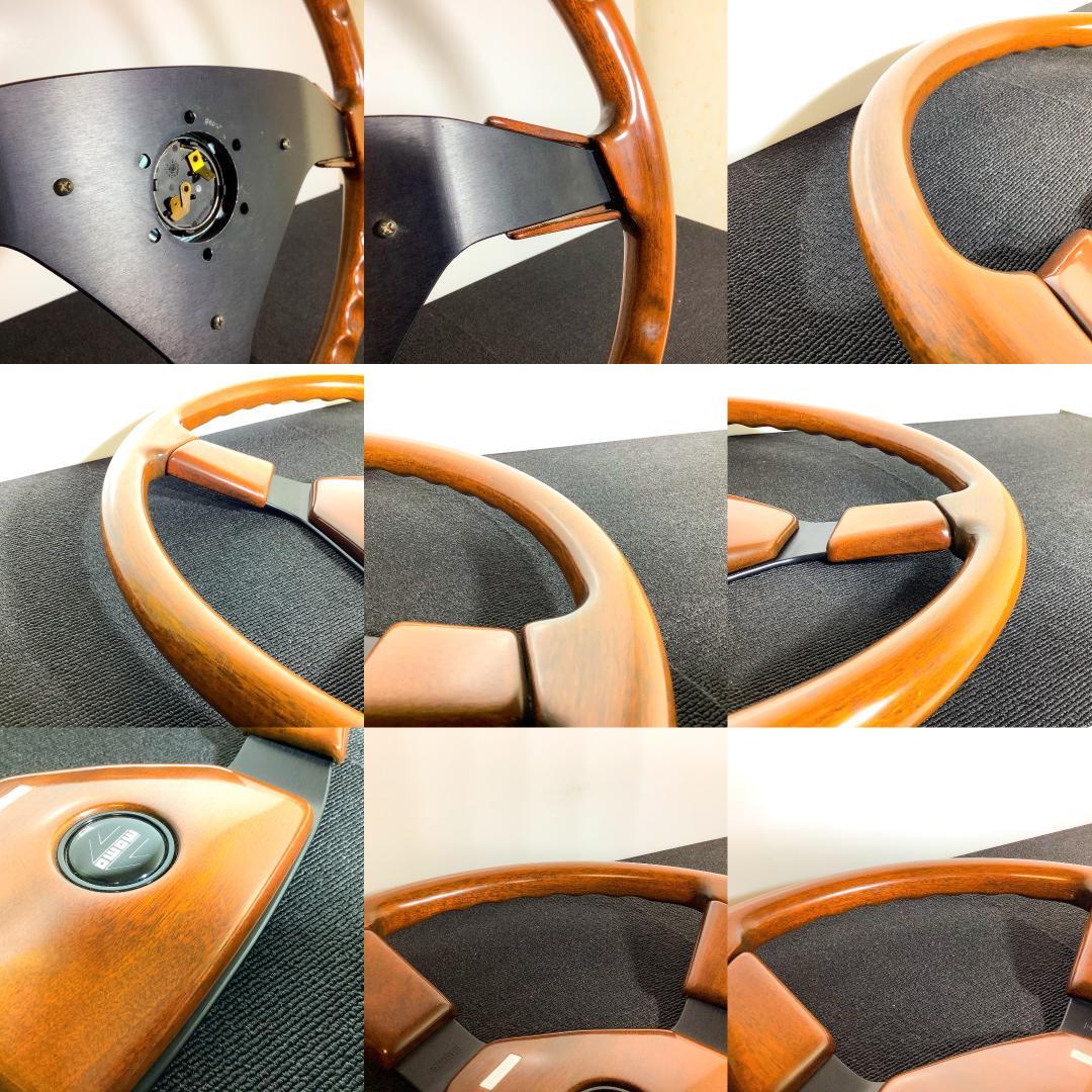 超希少 モモ ウッドステアリング 48Φ 大径 当時物 93年製 良品 デコトラ