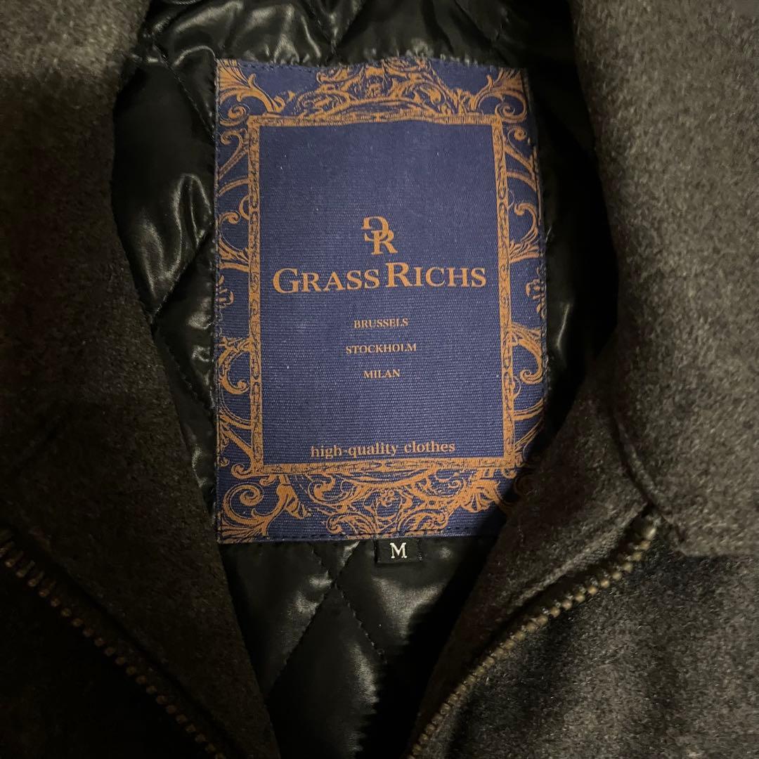 y2k グランジ　archive ダブルジップ　ジャケット　グレー　キルティング