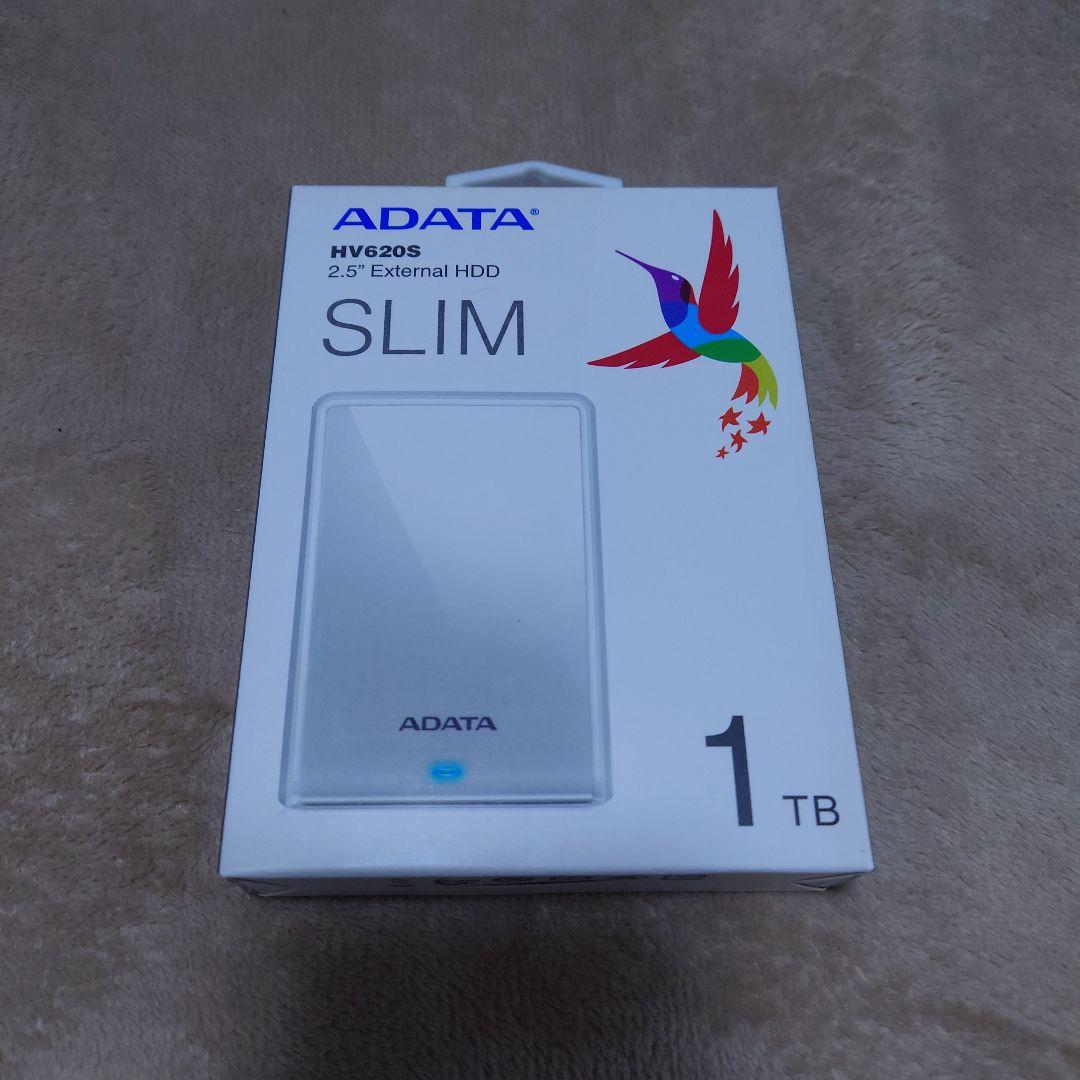 ADATA HV620 外付HDD 1TB AHV620S-1TU31-CWH