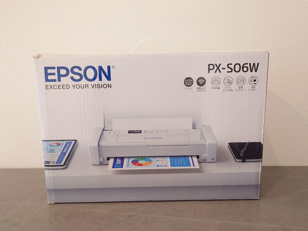EPSON インクジェットプリンター PX-S06W