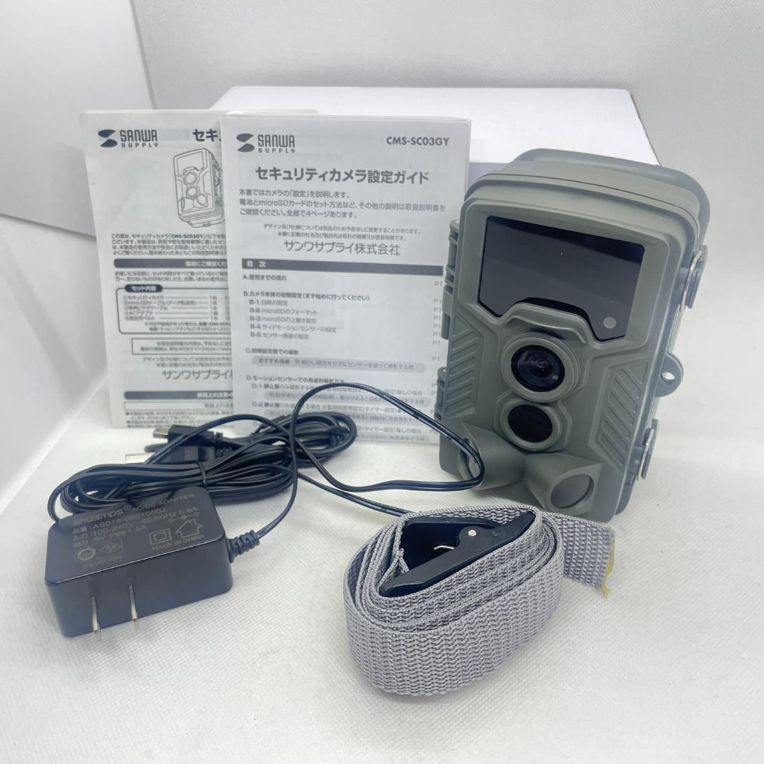 SANWA セキュリティカメラ CMS-SC03GY